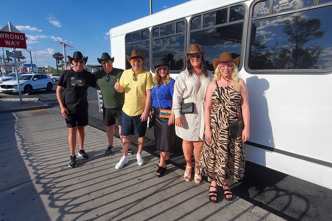 1 Hour Private Las Vegas Party Bus Tour - The Welcome sign: a fast, useful photo stop