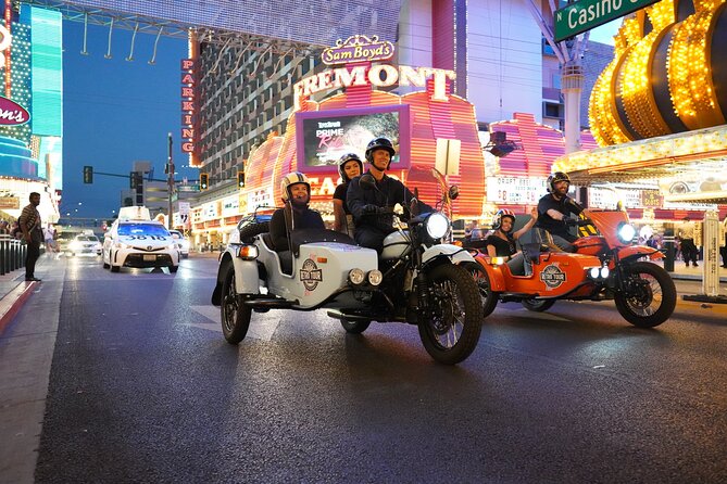 2-Hour Private Tour of Las Vegas by Night on a Sidecar - Key points to know before booking