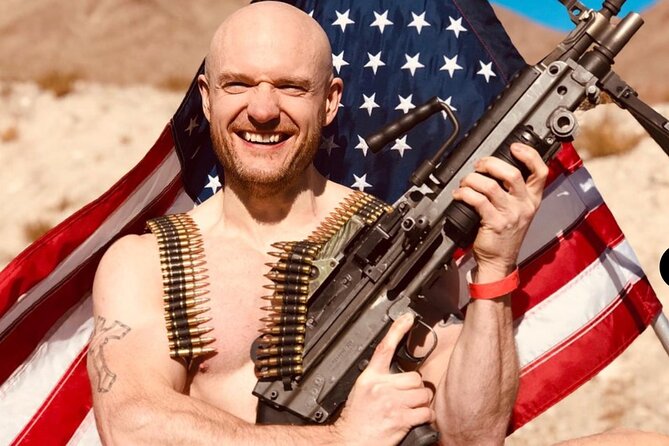 3 Gun Desert Machine Gun Shooting Adventure - Pro Gun Club and the three-firearm session