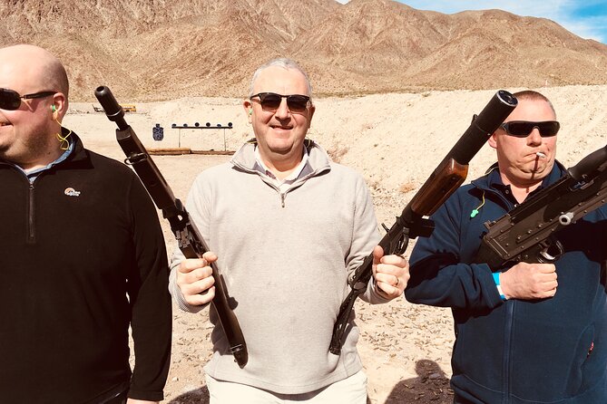 3 Gun Desert Machine Gun Shooting Adventure - Who will enjoy this outing most