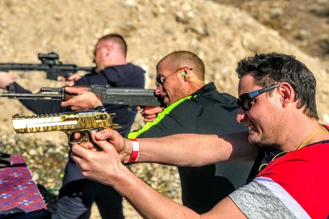 4 Gun Desert Shooting Adventure with Lunch - Pickup from the Strip and downtown hotels