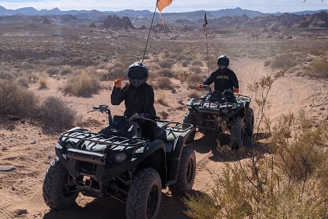 ATV Tour and Dune Buggy Chase Dakar Combo Adventure from Las Vegas - Valley of Fire: the main event for ATV riders