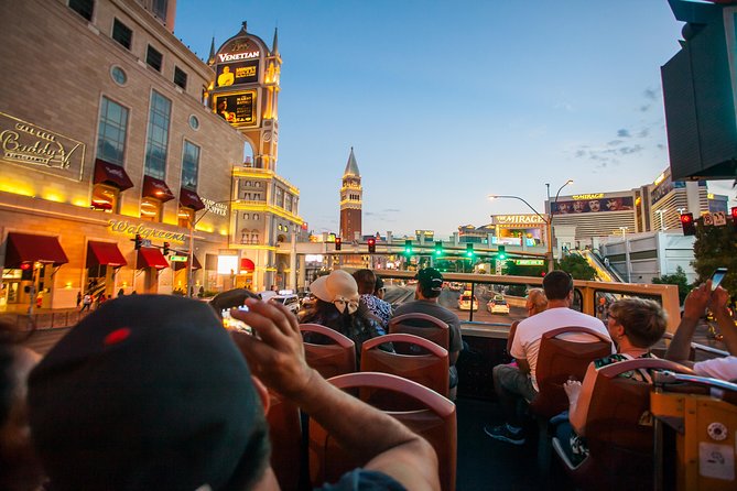 Big Bus Las Vegas: Sightseeing Night Tour by Open-Top Bus - The open-top deck is terrific, but pack a jacket