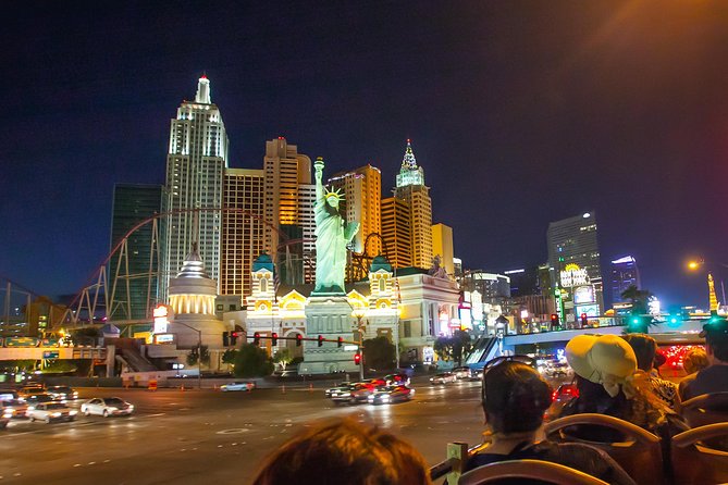 Big Bus Las Vegas: Sightseeing Night Tour by Open-Top Bus - What the digital commentary adds