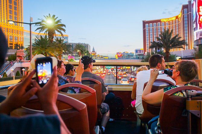 Big Bus Las Vegas: Sightseeing Night Tour by Open-Top Bus - Downtown Las Vegas brings a different kind of glow