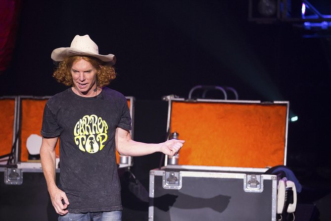 Carrot Top at the Luxor Hotel and Casino - Why the props matter more than the celebrity name
