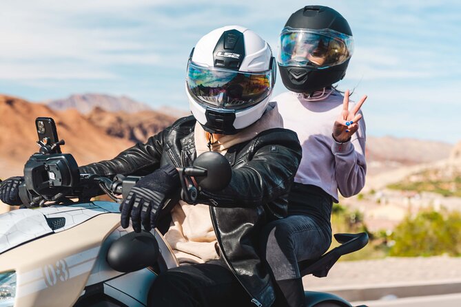 Couples Private Guided Red Rock Canyon Tour On A CanAm Trike - Calico Hills and Red Rock’s best colors