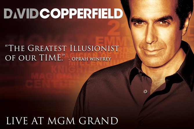 David Copperfield at the MGM Grand Hotel and Casino - A legendary magician in a compact MGM Grand theater
