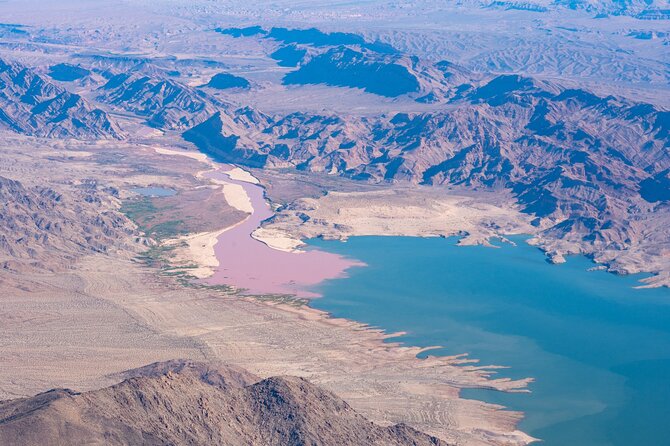 Daytime Hoover Dam and Las Vegas Strip Helicopter Flight - Hoover Dam and the memorial bridge
