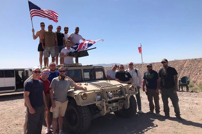Desert Storm Shooting Experience with Lunch - The Remington shotgun and Tommy Gun