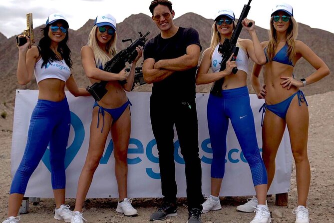 Desert Storm Shooting Experience with Lunch - The gold-plated Desert Eagle and M60
