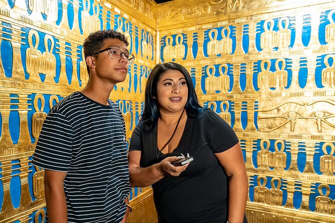 Discovering King Tut's Tomb at Luxor Hotel and Casino Las Vegas - What you see inside the Luxor exhibit