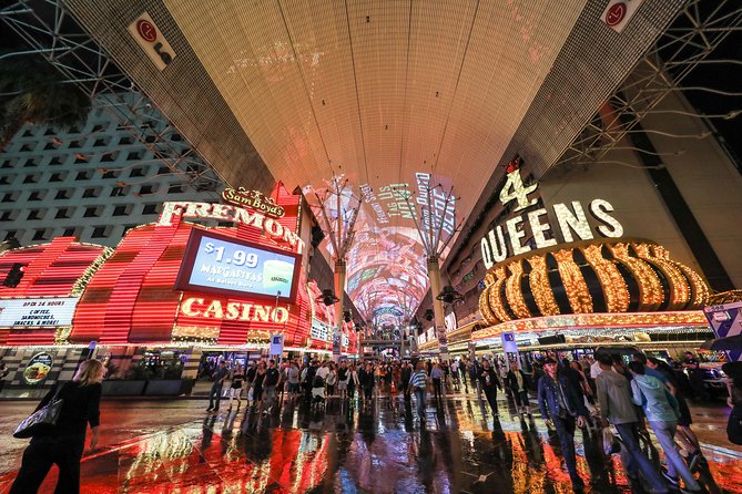 Downtown Las Vegas Nighttime Walking Tour - Safety, Timing, and Age Rules