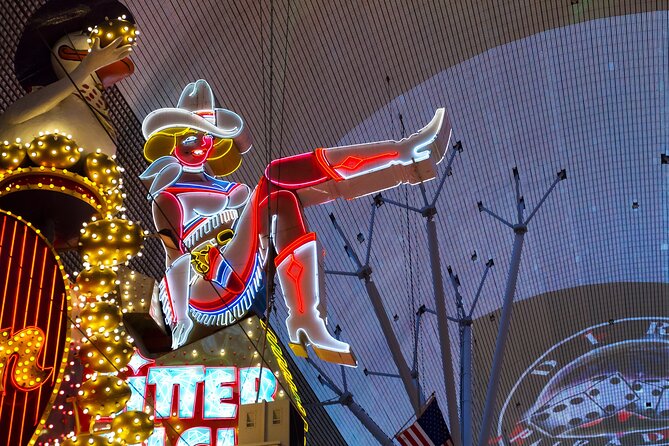Downtown Vegas Food & Fun Tour with Food Tours of America - Fremont Street Experience under the light canopy