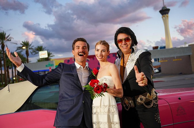 Elvis Wedding at The Little Vegas Chapel including Limousine Transportation - The ceremony, flowers, and keepsakes