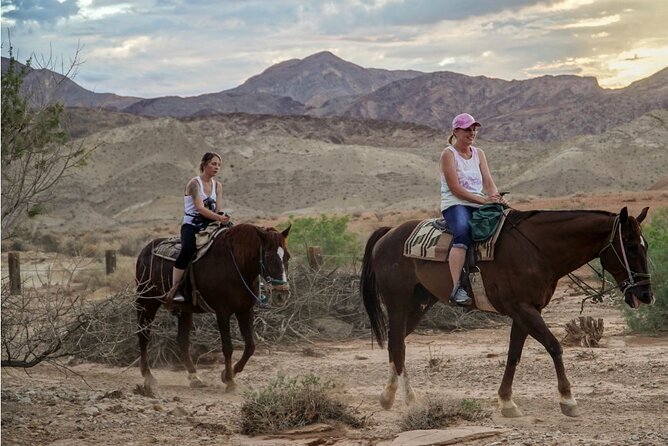 Evening Horseback Ride in Las Vegas - The Lava Butte route and the desert view