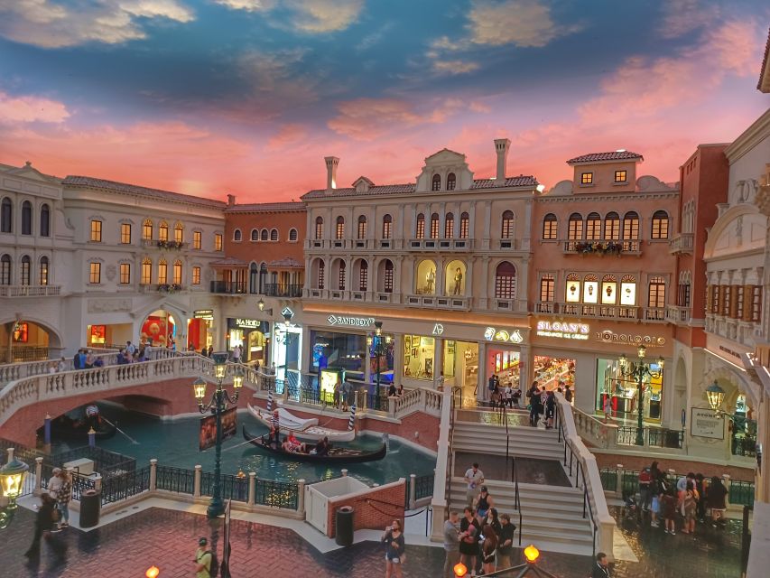 Explore Must-See Spots: Las Vegas Strip Walking Tour - The Venetian, Grand Canal Shoppes, and indoor Italy