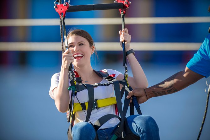 Fly LINQ Zipline at The LINQ Promenade in Las Vegas - The 1,121-foot flight toward the High Roller