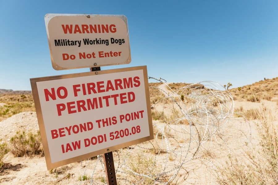 From Las Vegas: Area 51 Full-Day Tour - The Black Mailbox in the open desert