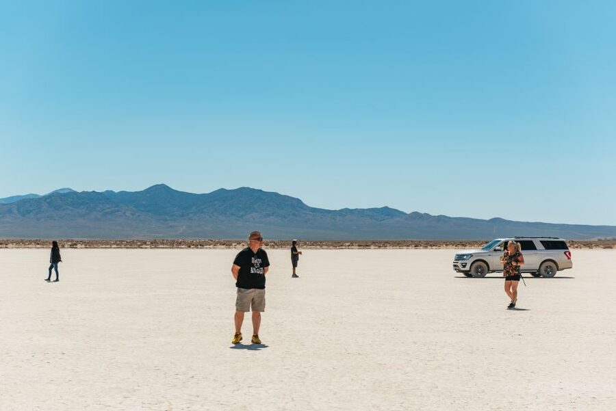 From Las Vegas: Area 51 Full-Day Tour - Reaching the Area 51 perimeter