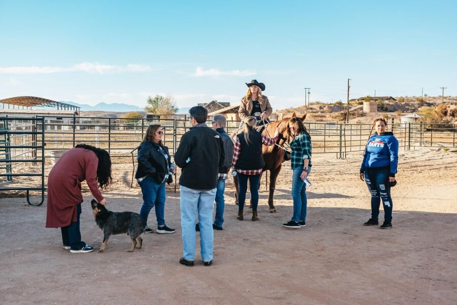 From Las Vegas: Desert Sunset Horseback Ride with BBQ Dinner - Key points at a glance