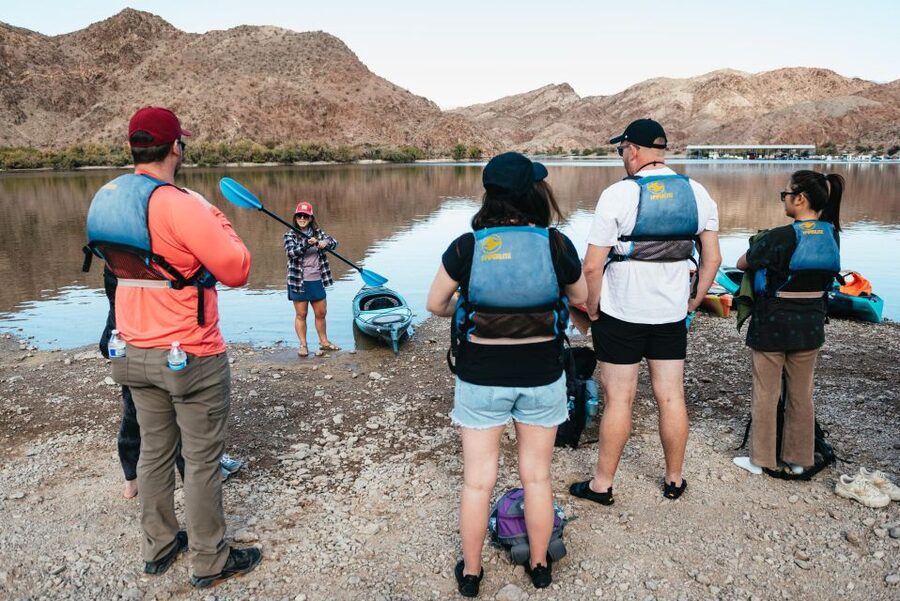 From Las Vegas: Emerald Cave Guided Kayaking Tour - Reaching the Emerald Cave