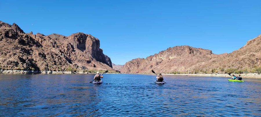 From Las Vegas: Emerald Cave Kayak Tour with Hotel Pickup - A river day with breaks built in