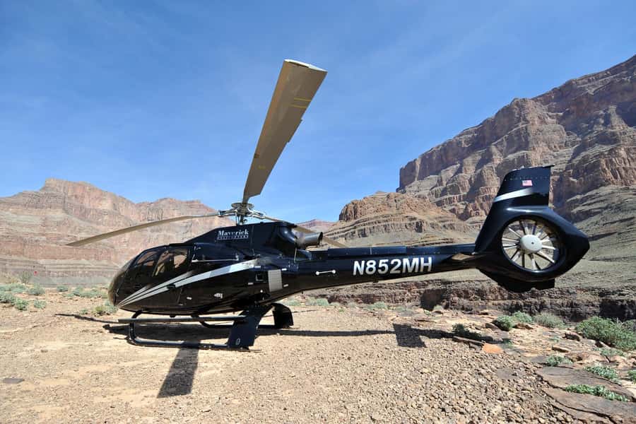 From Las Vegas: Grand Canyon Skywalk Express Helicopter Tour - Landing at Grand Canyon West