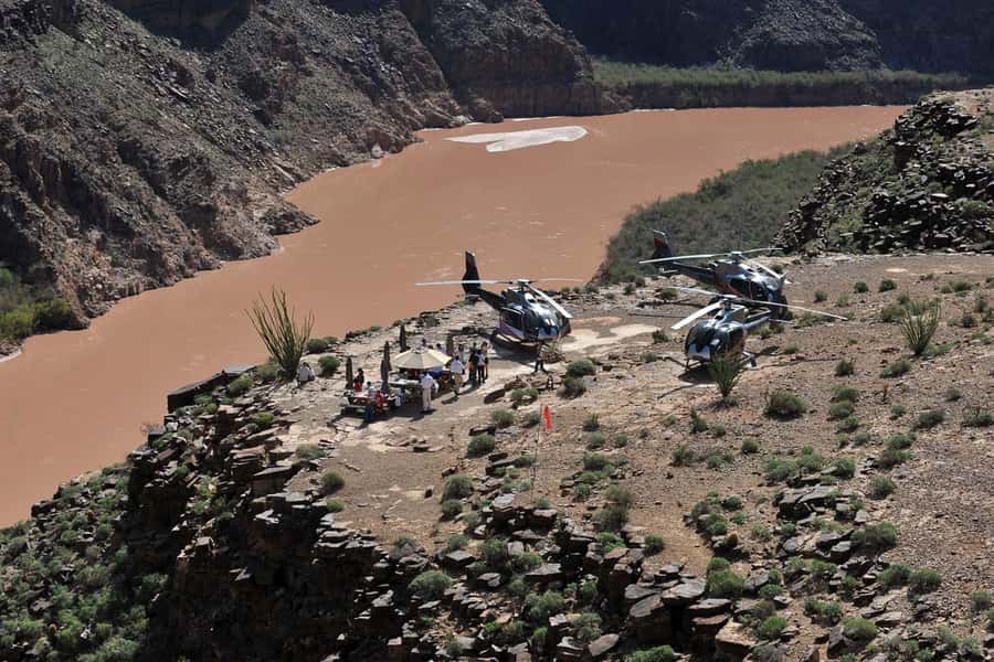 From Las Vegas: Grand Canyon Skywalk Express Helicopter Tour - What 45 minutes on the ground really means