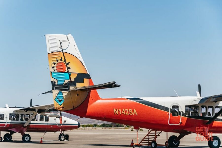 From Las Vegas: Grand Canyon West Rim Airplane Tour - What the airplane is like in the air