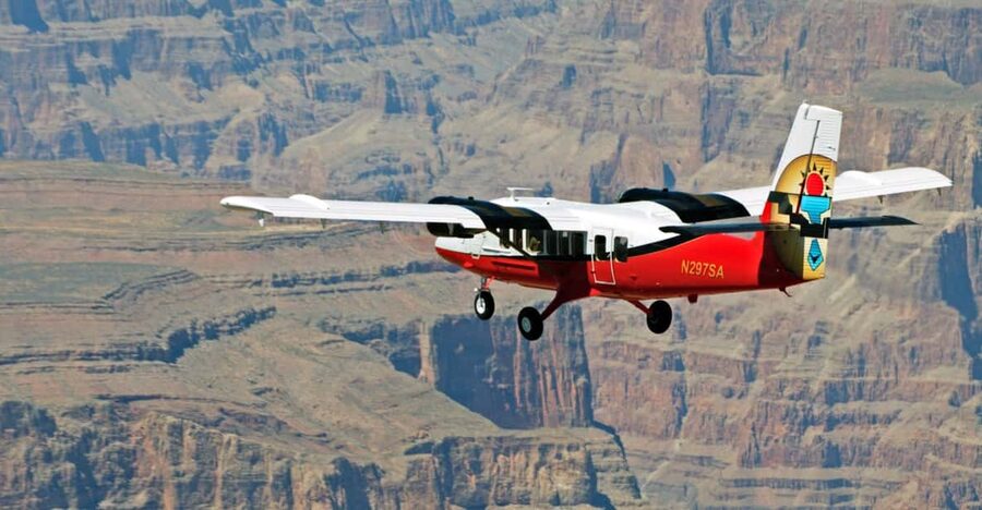 From Las Vegas: Grand Canyon West Rim Airplane Tour - The hotel pickup can add nearly two hours to your morning
