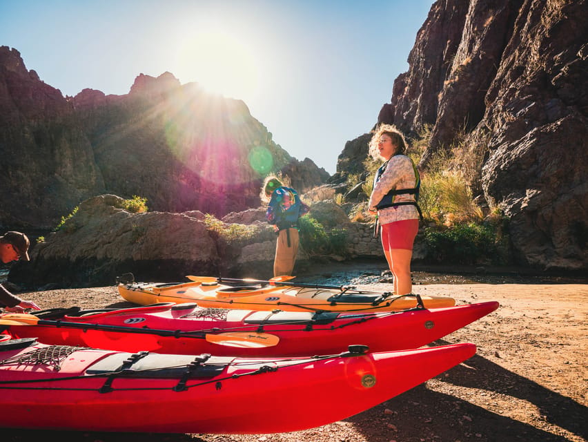 From Las Vegas: Guided Emerald Cave Kayak Tour - Paddling beneath Black Canyon walls