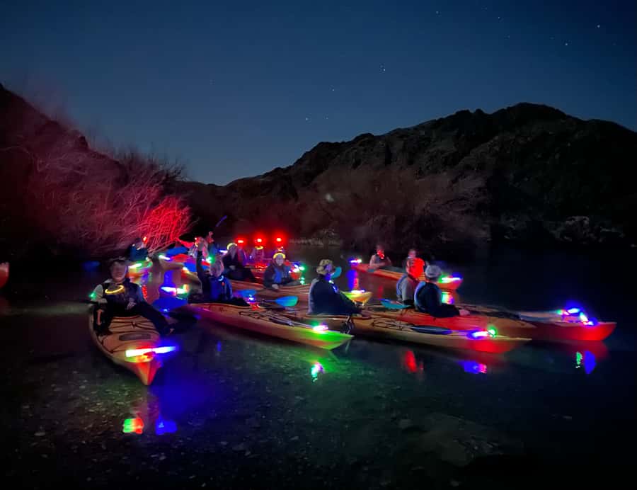 From Las Vegas: Moonlight Kayak Tour on the Colorado River - From Las Vegas to Willow Beach