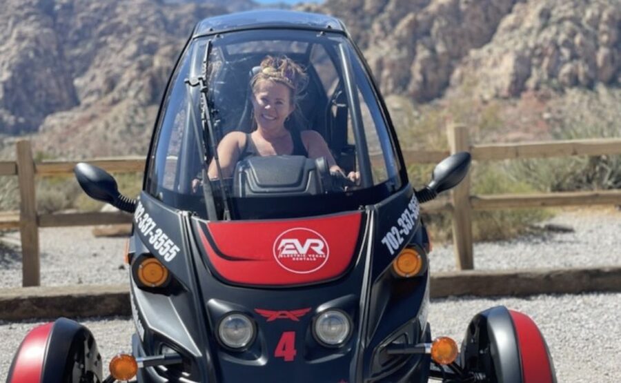 From Las Vegas: Red Rock Electric Car Self Drive Adventure - Entering the 13-mile Scenic Loop