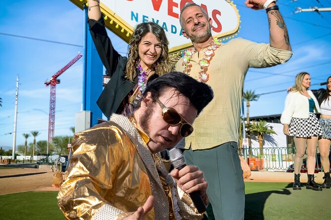 Gold Elvis Wedding or Vow Renewal at Las Vegas Sign - Practical details before you book