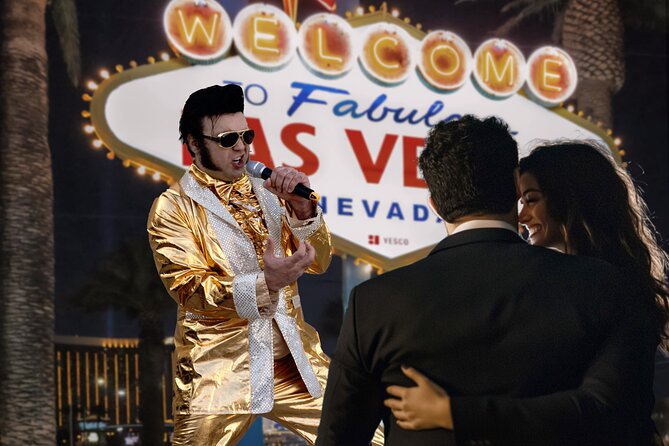 Gold Elvis Wedding or Vow Renewal at Las Vegas Sign - Should you book the Gold Elvis experience?
