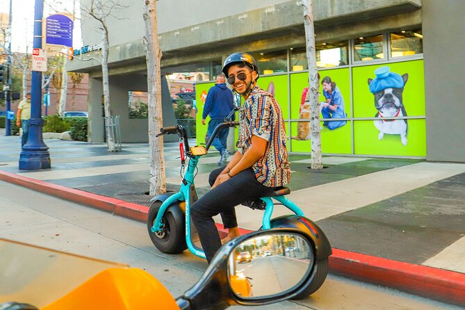 GPS-Guided Scooter Tour of Fremont Street and Downtown Las Vegas - Riding from downtown to the Strip