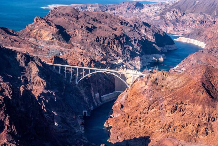 Grand Canyon Helicopter Flight & Hoover Dam River Float Raft - Leaving Las Vegas for the airport