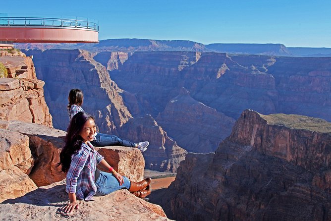 Grand Canyon West Bus Tour with Hoover Dam and Optional Skywalk - Guano Point rewards your walking shoes