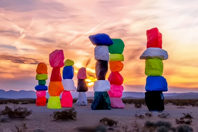 Grand Canyon West, Hoover Dam and Seven Magic Mountains & LV Sign - Starting at the Las Vegas Sign at 6:00 am