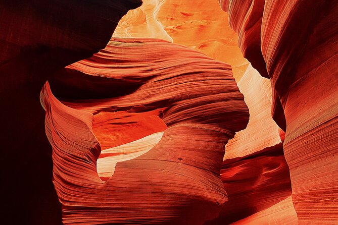 Guided Antelope Canyon & Horseshoe Bend Day Tour from Las Vegas - Horseshoe Bend from the 1,000-foot overlook