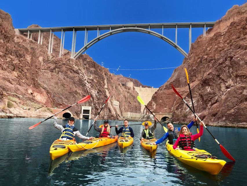 Hoover Dam Kayak Tour & Hike - shuttle from Las Vegas - Launching below Hoover Dam