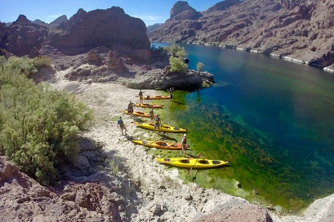 Hoover Dam Kayak Tour with Shuttle - Hot Springs & Emerald Cave - Emerald Cave and the Green Water