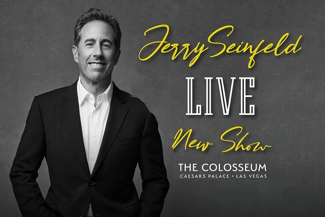 Jerry Seinfeld at the Colosseum at Caesars Palace Ticket - Jerry Seinfeld at Caesars Palace: what you are really buying