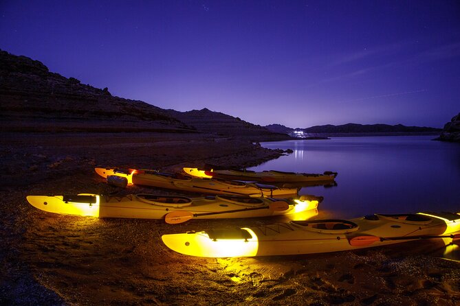 Lake Mead Sunset Kayak Tour with Dinner, Swim & Campfire - Key points to know before you book