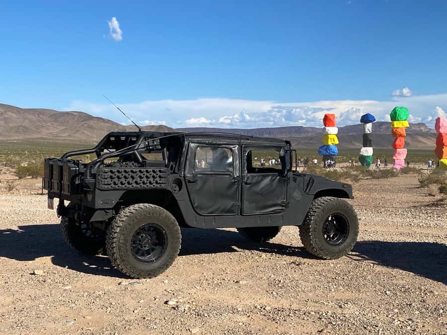 Las Vegas: 7 Magic Mountains and Pioneer Saloon Hummer Tour - Key points at a glance