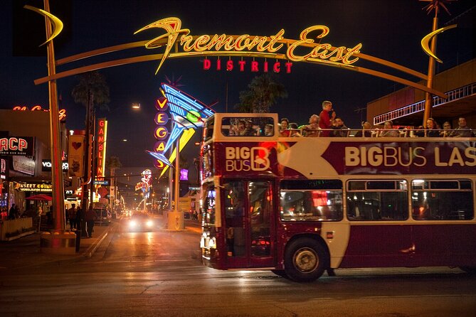 Las Vegas After Dark: Adult-only Night Tour with Free Drink - Las Vegas landmarks, one after another
