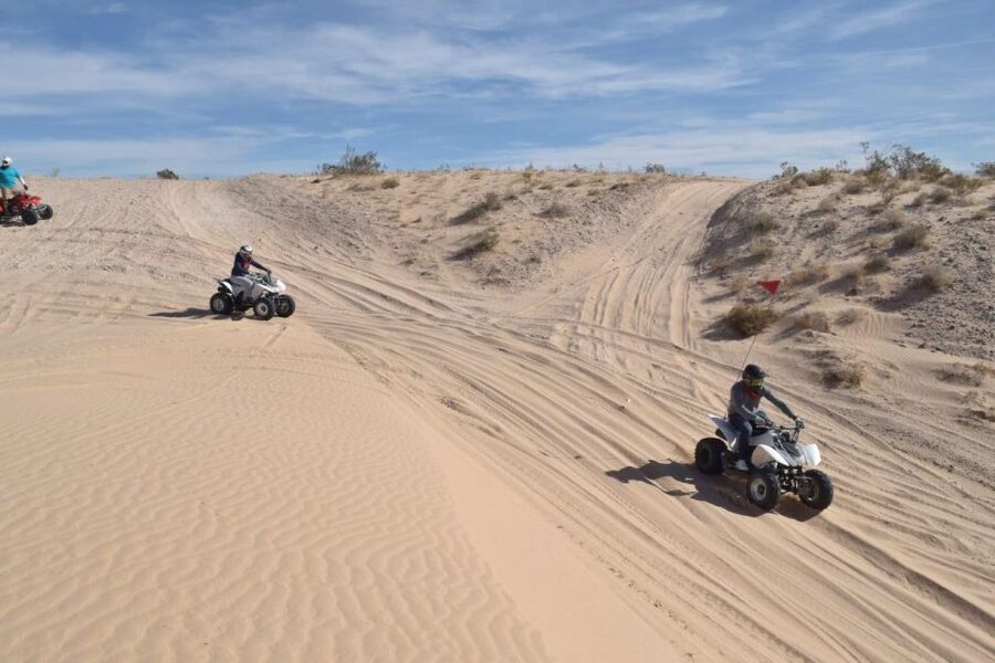 Las Vegas: Amazing Mojave Desert Nellis Dunes ATV Tour. - From casino lights to Nellis Dunes in 30 minutes