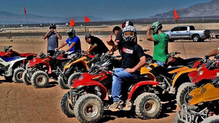 Las Vegas: Amazing Mojave Desert Nellis Dunes ATV Tour. - The heat is the serious part