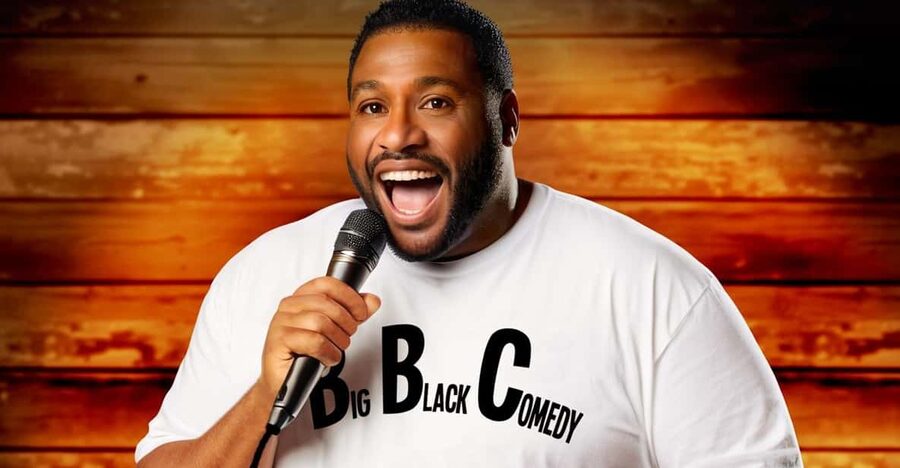 Las Vegas: Big Black Comedy Show with Drink - A compact Las Vegas night at the V Theater